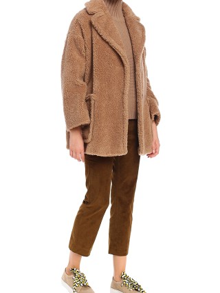 Бежевые сникерсы WEEKEND MAX MARA: фото 2 - Invogue